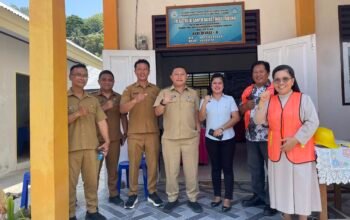Plt Kadis Pendidikan Sangihe Jew Adrian Tinjau Langsung Revitalisasi TK Katolik Santo Agustinus