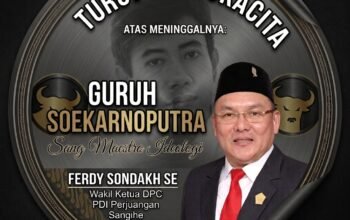 Sampaikan Duka Mendalam, Ferdy Sondakh: Guruh Soekarnoputra adalah Nyala Api Trisaksi dan Maestro Ideologi