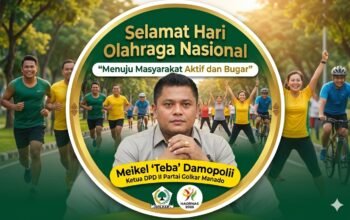 Haornas 2026: Meikel ‘Teba’ Damopolii Tawarkan Strategi Baru Majukan Olahraga Kota Manado
