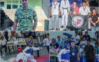 Sertu Stefanus Harumkan Nama Kodim 1301/Sangihe di Bupati Cup Taekwondo 2026