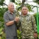 Pangdam XIII/Merdeka Anjangsana ke Kediaman Brigjen TNI (Purn) Rudolf Warouw Jelang HUT ke-81 TNI