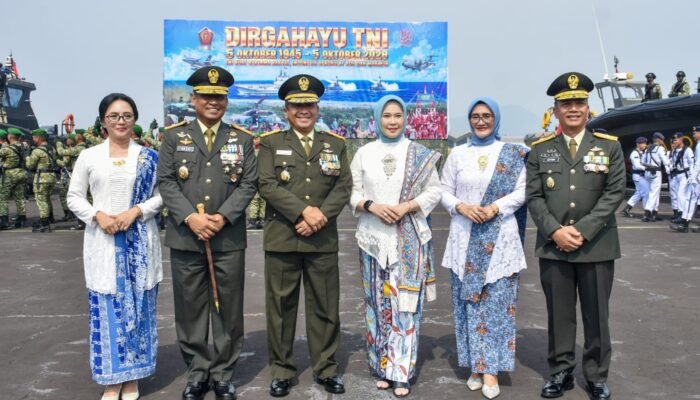 Hadiri HUT ke-81 TNI di Manado, Irdam XIII/Merdeka Tegaskan Soliditas Tiga Matra