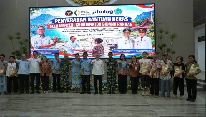 Pangdam XIII/Merdeka Hadiri Penyerahan Bantuan Menko Pangan: Komitmen TNI Dukung Stabilitas Stok dan Pengendalian Inflasi Sulut