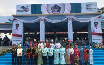 Letkol Inf Dewa Made DJ Hadiri HUT ke-36 Kota Bitung: TNI Siap Bersinergi Dukung Pembangunan Daerah