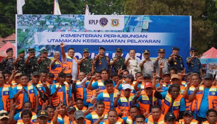 Sinergi TNI dan Kemenhub, Danyonif TP 916/Bara Sakti Hadiri Sosialisasi Keselamatan Pelayaran KPLP
