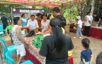 Warga Antusias Sambut Bazar Murah TMMD ke-130 Kodim 1301/Sangihe
