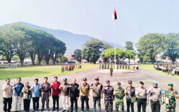 Kodim 1301/Sangihe Hadiri Apel Penutupan Operasi Karhutla Gunung Api Awu