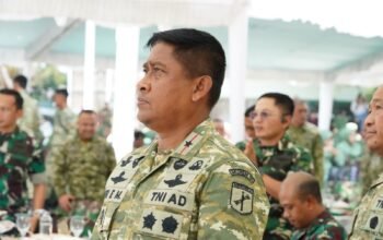Danrem 131/Santiago Hadiri Acara Syukuran HUT ke-81 Zeni TNI AD di Zidam XIII/Merdeka