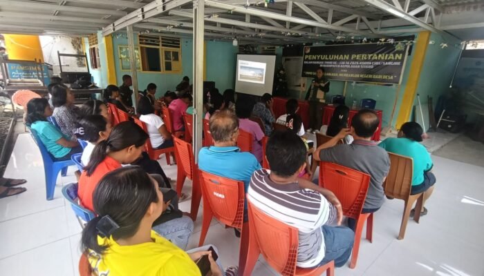 TMMD ke-130 Kodim 1301/Sangihe Gelar Penyuluhan Pertanian, Warga Tanaki Dibekali Cara Hadapi Dampak El Nino