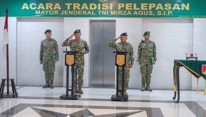 Kodam XIII/Merdeka Gelar Tradisi Pelepasan, Mayjen TNI Mirza Agus Ajak Jaga Sinergi Pentahelix