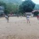 Satgas TMMD ke-130 Kodim 1301/Sangihe dan Pemuda Tanaki Pererat Kebersamaan Lewat Sepak Bola