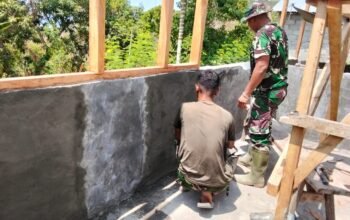 Satgas TMMD ke-130 Kodim 1301/Sangihe Terus Kebut Rehab RTLH, Progres Capai 25 Persen
