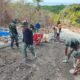 Satgas TMMD ke-130 Kodim 1301/Sangihe Kebut Pembangunan Jalan Rabat Beton di Tanaki