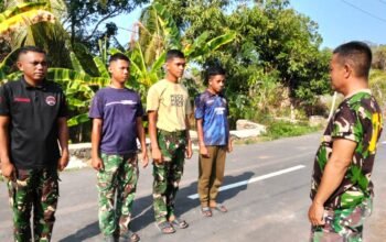 Personel Lengkap, Satgas TMMD ke-130 Kodim 1301/Sangihe Lanjutkan Rehab RTLH 1