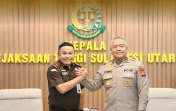 Kapolda dan Plt. Kajati Sulut Komitmen Bersama Perkuat Sinergi Hukum