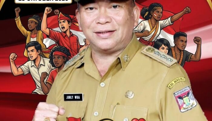 Peringati Hari Sumpah Pemuda ke-98, Camat Pineleng Jonly Wua Ajak Generasi Muda Jadi Agen Perubahan Pembangunan